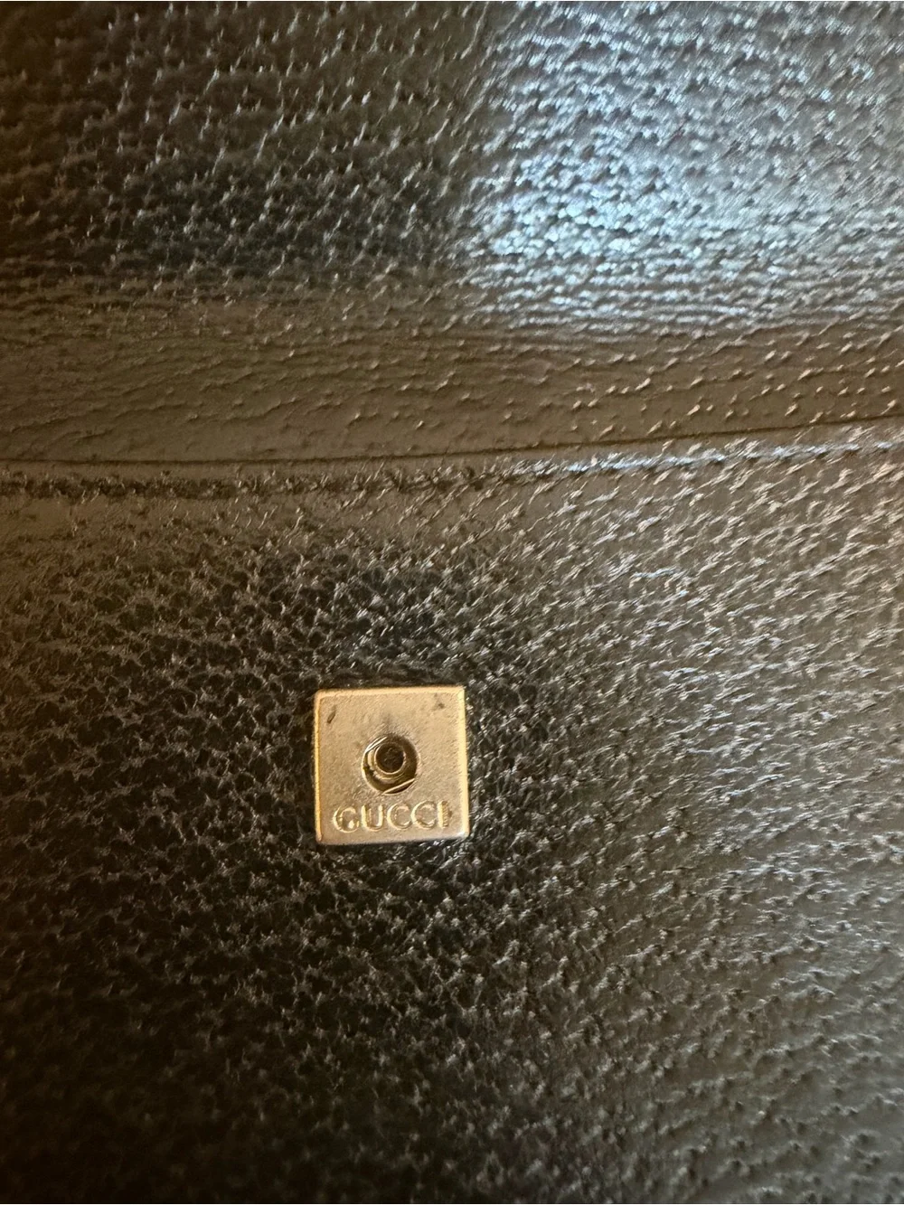 🖤 Vintage Gucci Black Leather Continental Wallet — COA Included